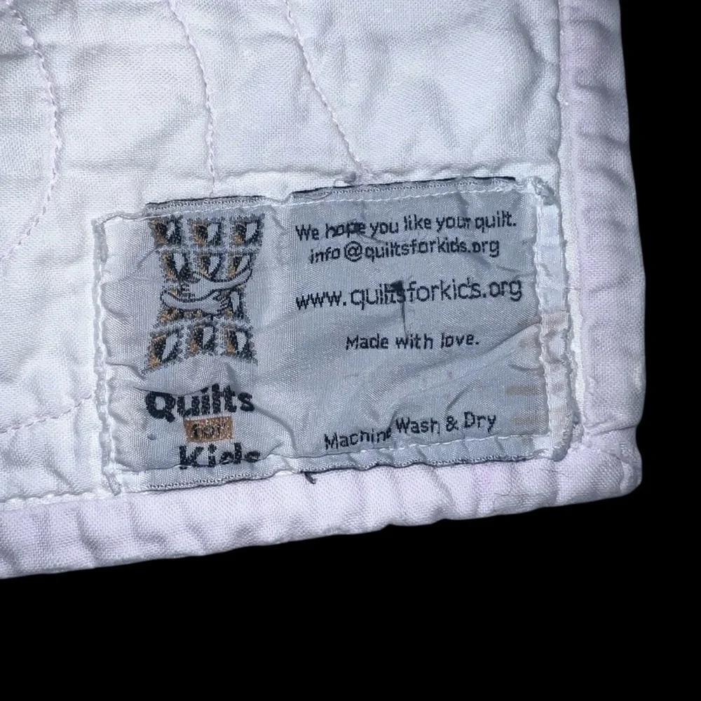 Handmade Quilts for Kids Nursery Baby Quilt Pink & White Patchwork Checkerboard